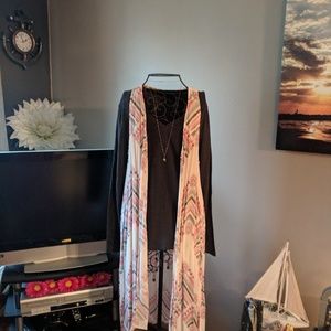 Aeropostale sleeveless open tunic